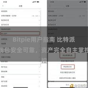 Bitpie用户指南 比特派钱包安全可靠，资产完全自主掌控