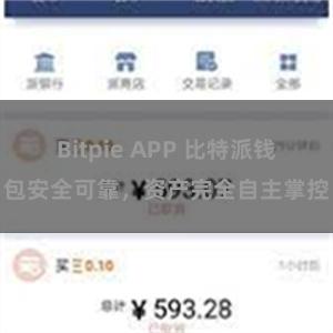 Bitpie APP 比特派钱包安全可靠，资产完全自主掌控