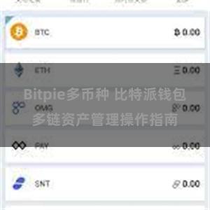 Bitpie多币种 比特派钱包多链资产管理操作指南