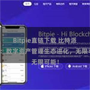 Bitpie直链下载 比特派钱包：数字资产管理生态进化，无限可能！