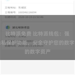 比特派免费 比特派钱包：强大隐私保护功能，安全守护您的数字资产