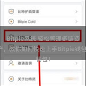 Bitpie系统 轻松管理多链资产，教你如何快速上手Bitpie钱包！