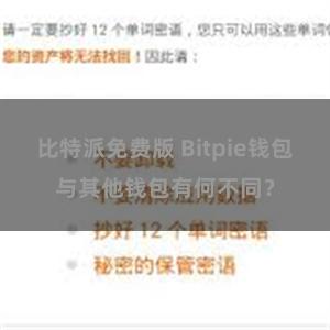 比特派免费版 Bitpie钱包与其他钱包有何不同？