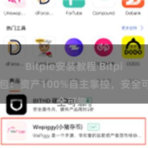 Bitpie安装教程 Bitpie钱包：资产100%自主掌控，安全可靠。