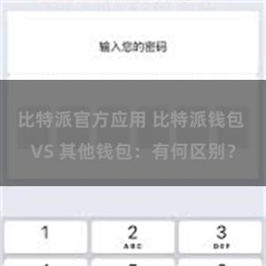 比特派官方应用 比特派钱包 VS 其他钱包：有何区别？