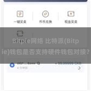 Bitpie网络 比特派(Bitpie)钱包是否支持硬件钱包对接？