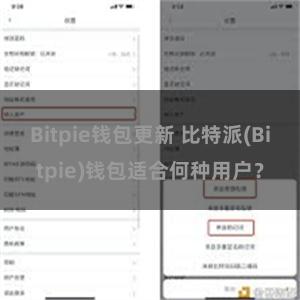 Bitpie钱包更新 比特派(Bitpie)钱包适合何种用户？