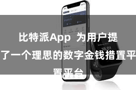 比特派App  为用户提供了一个理思的数字金钱措置平台