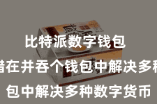 比特派数字钱包  用户不错在并吞个钱包中解决多种数字货币