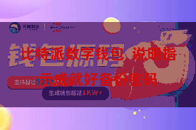 比特派数字钱包  说明指示成就好备份密码